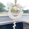 Pingente De Espelho Retrovisor Genérico Para Carro, Branco 4