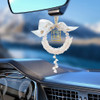Pingente De Espelho Retrovisor Genérico Para Carro, Branco 6