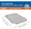 Coolaroo Carcasa Perro Cama De Repuesto Color Gris L Gris 2 Coolaroo Carcasa Perro Cama De Repuesto Color Gris L Gris 2