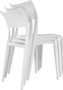Silla De Comedor Cocina Moderna Verona - Polipropileno + F.v 5