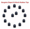 Bargains Depot 15pcs 0.24  (dia) Suave Reemplazo Caucho Cons 2