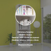 Biblioteca Blanca Organizador Con Estantes Moderna Rollerhoy 1