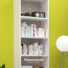Biblioteca Blanca Organizador Con Estantes Moderna Rollerhoy 2