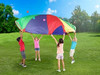 Juego De Los Cabritos De 12feet Del Arco Iris Paracaídas Des 2