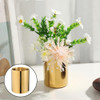 . Porta Caneta Dourado Papelaria Pincel De Maquiagem Copo 4
