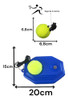 Kit De Entrenamiento De Tenis + Base + Pelota + Completo 3