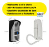 Interfone Porteiro Eletrônico Residencial Capa De Aço E Cabo Cor Cinza E Preto 127v/220v 4