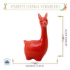 Enfeite Lhama Vermelho (1un) 2