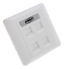 Placa De Parede Jack Ethernet 3 Pecas 0