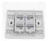Placa De Parede Jack Ethernet 3 Pecas 2