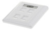 Placa De Parede Jack Ethernet 3 Pecas 6