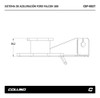 Sistema Acelerador P Carburador Ford 188 Tapa Collino C 1