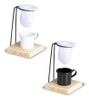 Kit Café Coador De Pano Mini Com Suporte E Caneca Basico 0