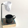 Kit Café Coador De Pano Mini Com Suporte E Caneca Basico 3
