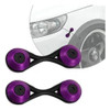 Par De Trava De Para Choque Universal Decorativo Cor Roxo 3