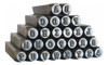 Juego Letras Estampar Golpe 6mm Vonder 1