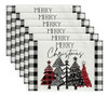Arkeny Merry Christmas Manteles Individuales 12x18 Pulgadas 0