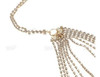 Las Mujeres Cuerpo Brillante Cadena Rhinestone Cristal Sujet 1