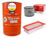 Cambio De Aceite 5w40 5l + Kit Filtros Renault Duster 2.0 0