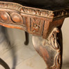 Antigua Mesa De Arrime Chippendale 61 Cm 7