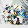 Ojos De Cristal Round Gema Vidrio P/artesania 120u 12mm 1
