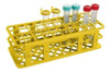 Estante Rack Plastico P/ 90 Tubos De Ensaio 13mm Amarela 0