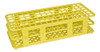 Estante Rack Plastico P/ 90 Tubos De Ensaio 13mm Amarela 1