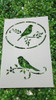 Stencil  Pajaros Y Plumas Elegibles  Set 80 Leer Descripcion 1