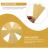 Cake Slice Container Gold Decor Cake Base 100 Folhas 6