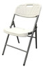 Silla Plegable Pvc Blanca - Camping Exterior Jardin 0