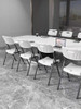 Silla Plegable Pvc Blanca - Camping Exterior Jardin 2