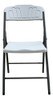 Silla Plegable Pvc Blanca - Camping Exterior Jardin 6
