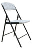 Silla Plegable Pvc Blanca - Camping Exterior Jardin 7