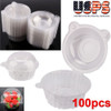 100p Claro Plástico Único Cupcake Torta Muffin Caso Pod Cúpu 0