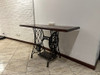 Mesa Vintage Singer Con Tapa De Madera 2