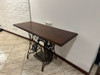 Mesa Vintage Singer Con Tapa De Madera 3