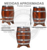 Barril Cedro Vertical 6 Litros 4