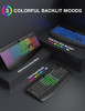 Teclado Inalámbrico Con Iluminación Y Soporte Para Teléfono 2
