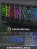 Teclado Inalámbrico Con Iluminación Y Soporte Para Teléfono 7