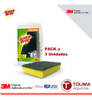 3m Esponja Scotch Brite Clásica Pack X 3  - Tolima Argentina 1