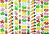 Kit100 Adesivos Páscoa Glitter Pet Petshop Cão E Gato 2