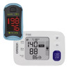 Kit Aparelho De Medir Pressão Omron + Oximetro De Dedo Gtech 0