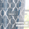 Beauoop Cortinas Con Estampado De Azulejos Marroques Con Bol 3