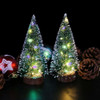 Mini Rboles De Navidad De Pino Dream Loom, 4 Rboles De Sisal 4