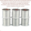 Fio De Silicone Nylon - Kit 5 Rolo De 100m Elástico 0.6mm 3
