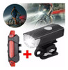 Combo Luces Led Bicicleta Delantera Y Trasera Recargables 4