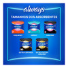 Kit 6x Absorvente Always Noturno Suave C/ Abas C/ 8unid Cada 6