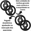 Kit Anilhas 4 Un 3 Kg Cada Academia Musculação Treino Ferro 1