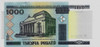 Fk Billete Bielorusia 1000 Rublos 2000 P 28 Sin Circular. 0