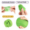 Habbi 100 Colors Needle Felting Wool - Fiber Wool Roving For 1